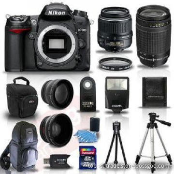 Nikon D7000 Digital SLR Camera + 4 Lens Kit: 18-55mm VR + 70-300 mm +32GB Kit